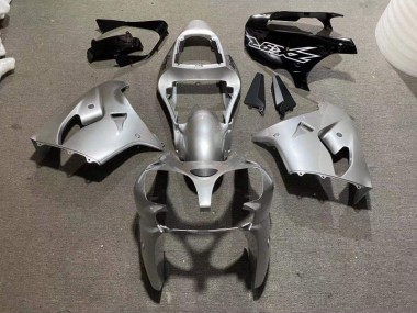 Carénage Moto ZX9R 2002-2003 - Argent Noir Brillant Vente en Gros