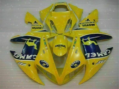 Carénage Moto R1 2002-2003 - Jaune Vente en Gros