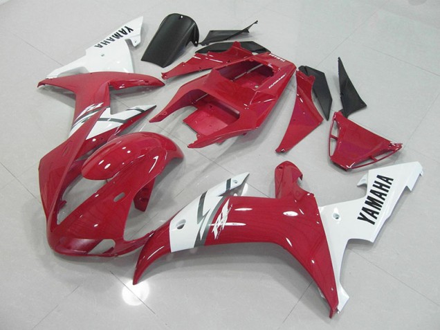 Carénage Moto R1 2002-2003 - Rouge Blanc Vente en Gros Carénage Moto R1 2002-2003 - Rouge Blanc Vente en Gros