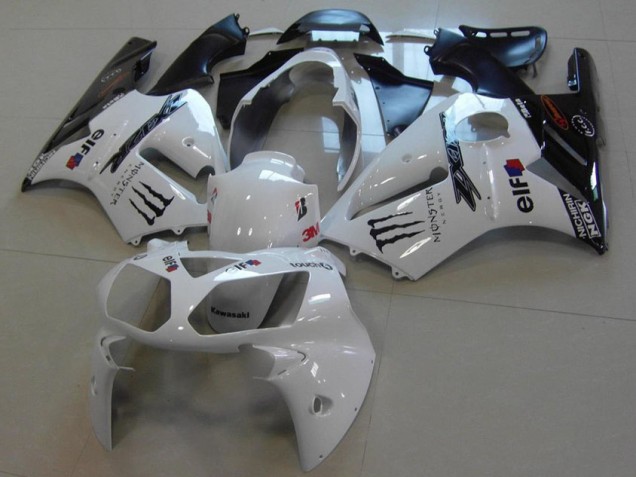 Carénage Moto ZX12R 2002-2006 - Blanc Monster Vente en Gros Carénage Moto ZX12R 2002-2006 - Blanc Monster Vente en Gros
