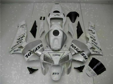 Carénages Moto CBR 600 RR 2003-2004 - Blanc Repsol Vente en Gros