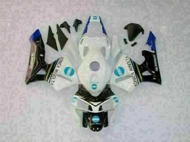 Carrosserie Moto CBR 600 RR 2003-2004 - Blanc Noir Vente en Gros