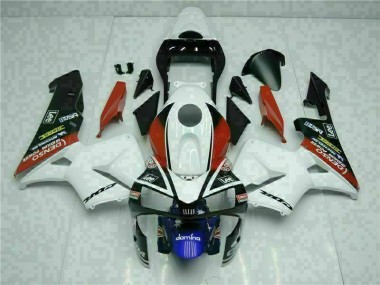 Carénage Moto CBR 600 RR 2003-2004 - Blanc Bleu Vente en Gros