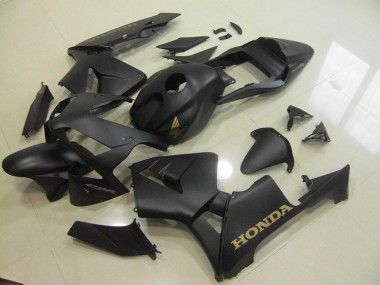 Carénage Moto CBR 600 RR 2003-2004 - Noir Mat Or Vente en Gros