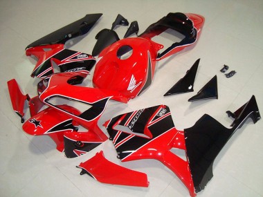 Kit Carénages Motos & Plastique CBR 600 RR 2003-2004 - Rouge Noir Vente en Gros