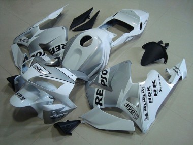 Carénage Moto CBR 600 RR 2003-2004 - Repsol Blanc Argent Vente en Gros