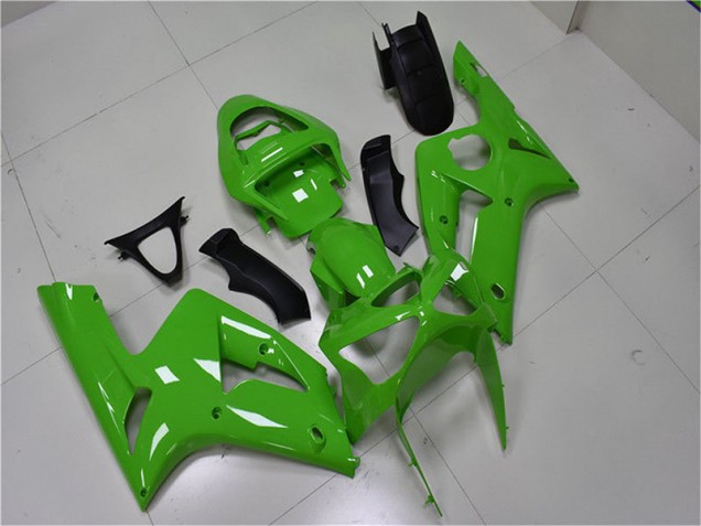 Carénages Moto ZX6R 2003-2004 - Vert Vente en Gros Carénages Moto ZX6R 2003-2004 - Vert Vente en Gros