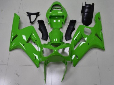Carénages Moto ZX6R 2003-2004 - Vert Vente en Gros