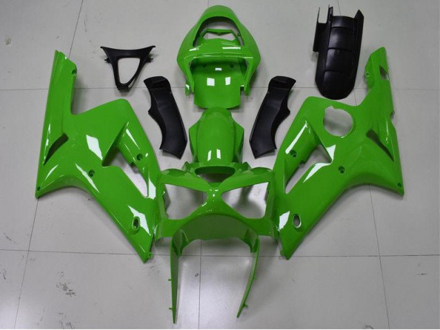 Carénages Moto ZX6R 2003-2004 - Vert Vente en Gros Carénages Moto ZX6R 2003-2004 - Vert Vente en Gros