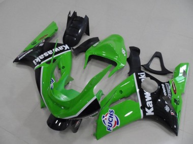 Carénage Moto ZX6R 2003-2004 - Vert Fuchs Vente en Gros