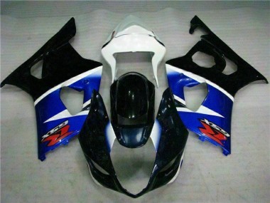 Kit Carénages Motos Complet GSXR 1000 K3 2003-2004 - Noir Bleu Vente en Gros