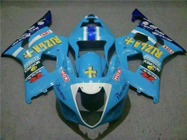 Carénage Moto GSXR 1000 K3 2003-2004 - Bleu Vente en Gros