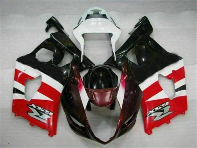 Carénages Moto GSXR 1000 K3 2003-2004 - Rouge Noir Vente en Gros Carénages Moto GSXR 1000 K3 2003-2004 - Rouge Noir Vente en Gros