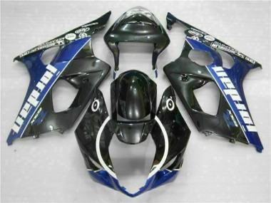 Carénage Moto GSXR 1000 K3 2003-2004 - Noir Bleu Vente en Gros