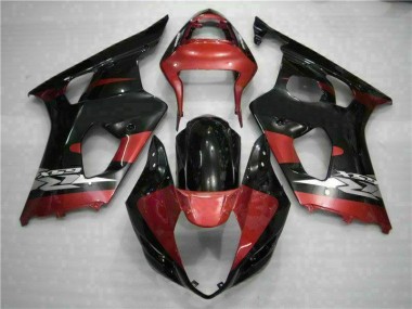 Carénage Moto GSXR 1000 K3 2003-2004 - Rouge Noir Vente en Gros