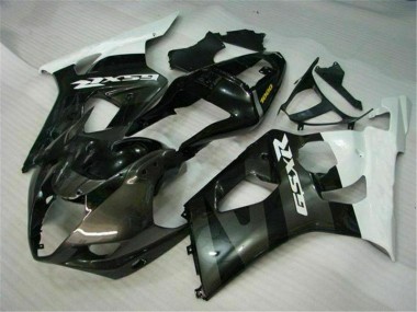 Carénages Moto GSXR 1000 K3 2003-2004 - Blanc Noir Vente en Gros