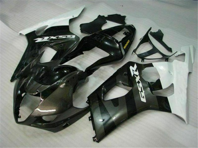 Carénages Moto GSXR 1000 K3 2003-2004 - Blanc Noir Vente en Gros Carénages Moto GSXR 1000 K3 2003-2004 - Blanc Noir Vente en Gros