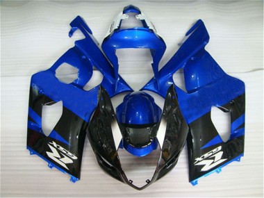 Carénages Moto GSXR 1000 K3 2003-2004 - Noir Bleu Vente en Gros