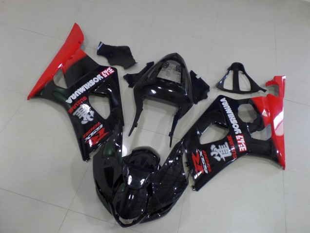 Carénage Moto GSXR 1000 K3 2003-2004 - Noir et Rouge Vente en Gros Carénage Moto GSXR 1000 K3 2003-2004 - Noir et Rouge Vente en Gros