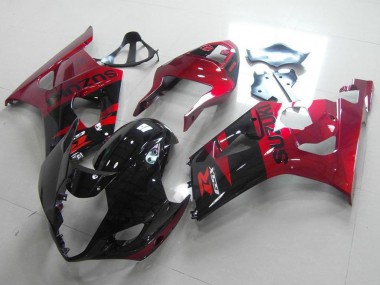 Carénages Moto GSXR 1000 K3 2003-2004 - Noir Rouge Vente en Gros