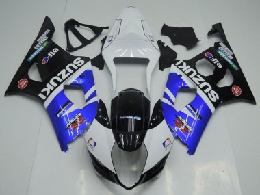 Carénage Moto GSXR 1000 K3 2003-2004 - Bleu Blanc et Noir Vente en Gros