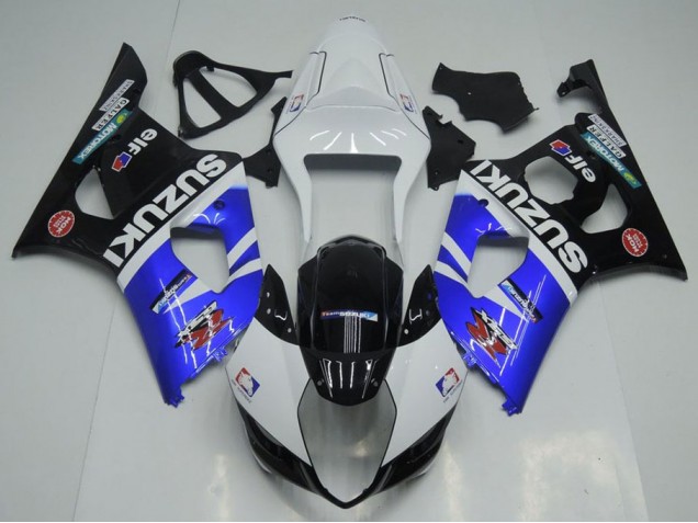 Carénage Moto GSXR 1000 K3 2003-2004 - Bleu Blanc et Noir Vente en Gros Carénage Moto GSXR 1000 K3 2003-2004 - Bleu Blanc et Noir Vente en Gros