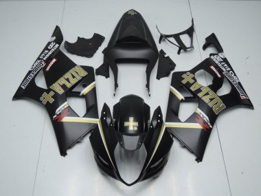 Carénage Moto GSXR 1000 K3 2003-2004 - Noir Mat Rizla Vente en Gros