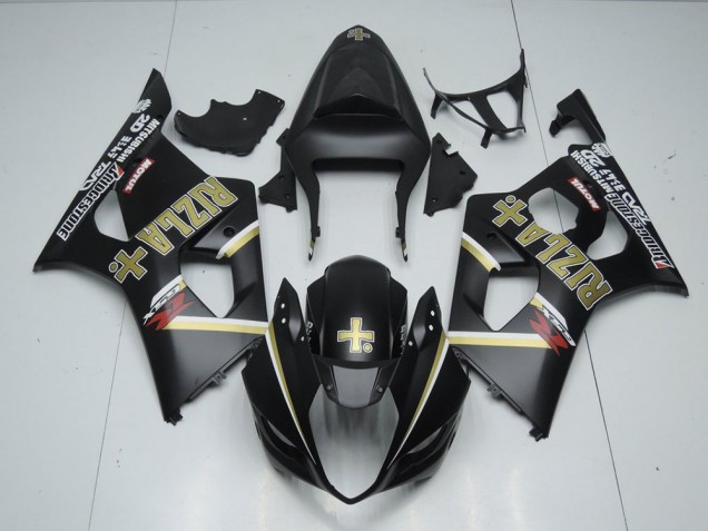 Carénage Moto GSXR 1000 K3 2003-2004 - Noir Mat Rizla Vente en Gros Carénage Moto GSXR 1000 K3 2003-2004 - Noir Mat Rizla Vente en Gros