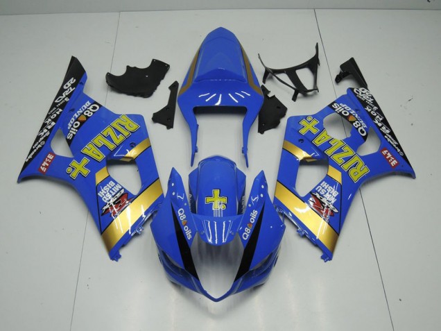 Carénage Moto GSXR 1000 K3 2003-2004 - Bleu Rizla Vente en Gros Carénage Moto GSXR 1000 K3 2003-2004 - Bleu Rizla Vente en Gros