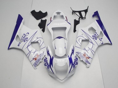 Carénage Moto GSXR 1000 K3 2003-2004 - Bleu Whie Corona Vente en Gros