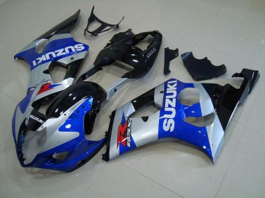 Carénage Moto GSXR 1000 K3 2003-2004 - Bleu Argent Vente en Gros