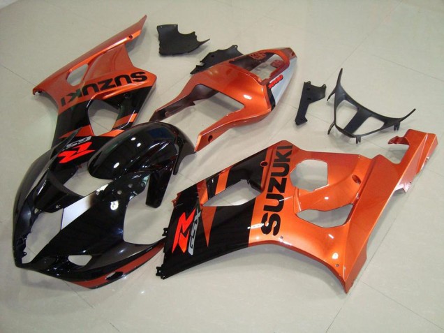 Carénage Moto GSXR 1000 K3 2003-2004 - Orange et Noir Vente en Gros Carénage Moto GSXR 1000 K3 2003-2004 - Orange et Noir Vente en Gros