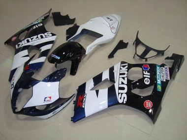 Carénage Moto GSXR 1000 K3 2003-2004 - Blanc Noir Elf Vente en Gros