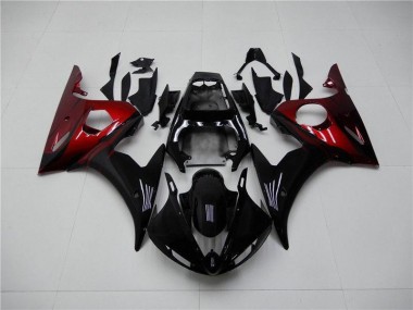 Carénage Moto R6 2003-2005 - Noir Rouge Vente en Gros