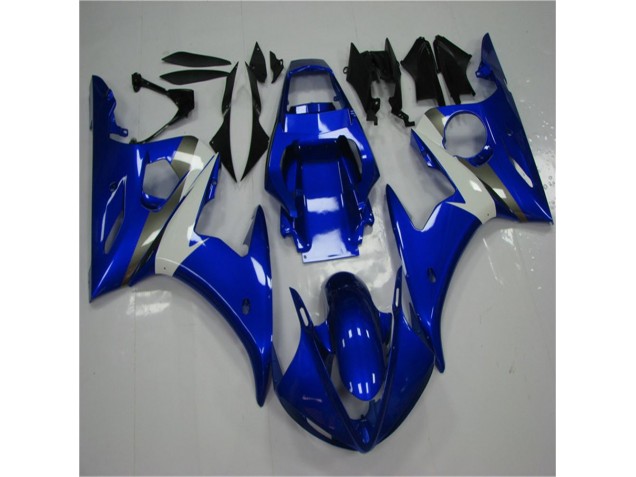 Carrosserie Moto R6 2003-2005 - Bleu Blanc Vente en Gros Carrosserie Moto R6 2003-2005 - Bleu Blanc Vente en Gros