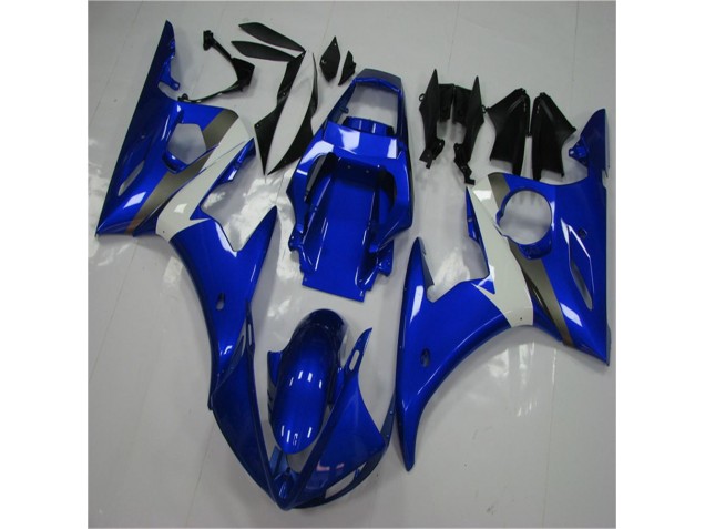 Carrosserie Moto R6 2003-2005 - Bleu Blanc Vente en Gros Carrosserie Moto R6 2003-2005 - Bleu Blanc Vente en Gros