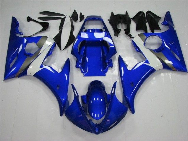 Carrosserie Moto R6 2003-2005 - Bleu Blanc Vente en Gros Carrosserie Moto R6 2003-2005 - Bleu Blanc Vente en Gros