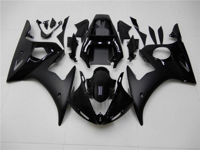 Carénage Moto R6 2003-2005 - Brillant Noir Mat Vente en Gros Carénage Moto R6 2003-2005 - Brillant Noir Mat Vente en Gros