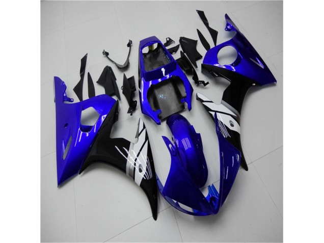 Carénage Moto R6 2003-2005 - Bleu Blanc Noir Vente en Gros Carénage Moto R6 2003-2005 - Bleu Blanc Noir Vente en Gros