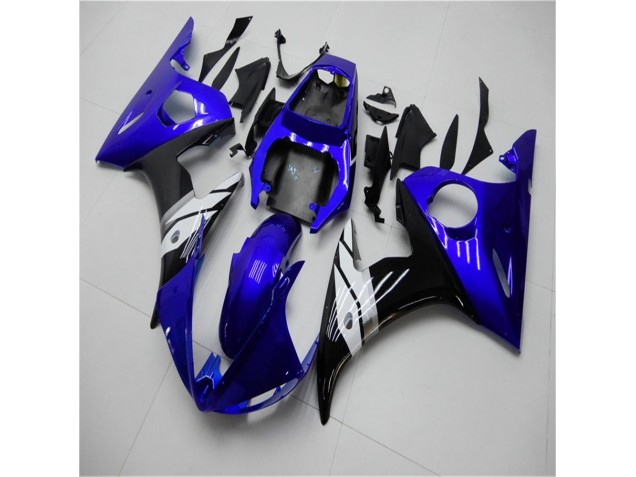 Carénage Moto R6 2003-2005 - Bleu Blanc Noir Vente en Gros Carénage Moto R6 2003-2005 - Bleu Blanc Noir Vente en Gros