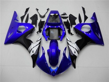 Carénage Moto R6 2003-2005 - Bleu Blanc Noir Vente en Gros