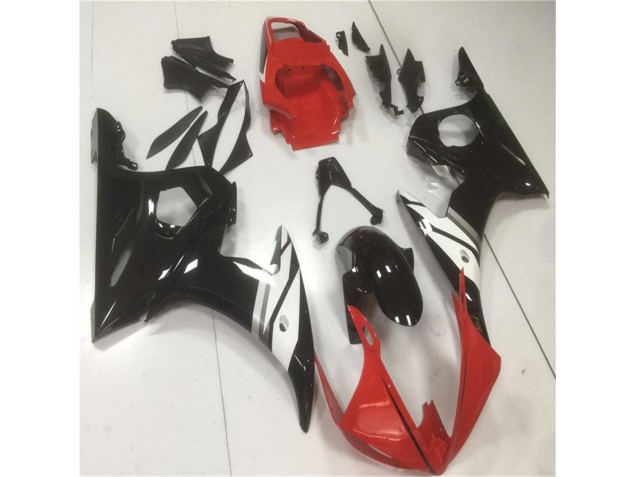 Carénage Moto R6 2003-2005 - Rouge Noir Blanc Vente en Gros Carénage Moto R6 2003-2005 - Rouge Noir Blanc Vente en Gros