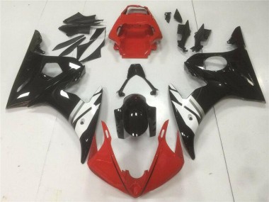 Carénage Moto R6 2003-2005 - Rouge Noir Blanc Vente en Gros