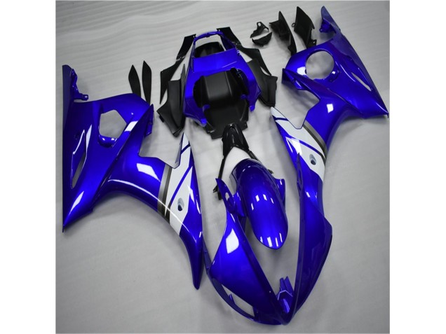 Kit Carénages Motos Complet R6 2003-2005 - Bleu Blanc Vente en Gros Kit Carénages Motos Complet R6 2003-2005 - Bleu Blanc Vente en Gros