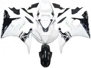 Carénage Moto R6 2003-2005 - Noir Blanc Tribal Vente en Gros