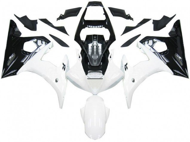 Carénage Moto R6 2003-2005 - Noir Blanc Vente en Gros Carénage Moto R6 2003-2005 - Noir Blanc Vente en Gros