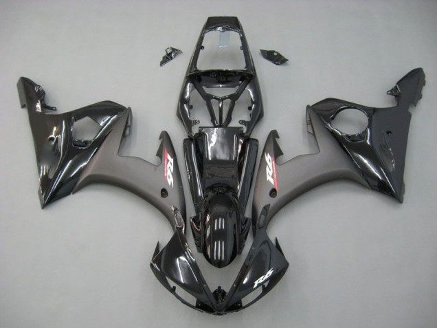 Carénage Moto R6 2003-2005 - Contrast Noir Vente en Gros Carénage Moto R6 2003-2005 - Contrast Noir Vente en Gros