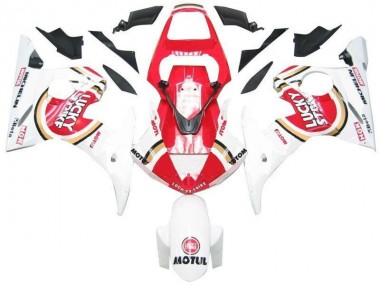 Carénage Moto R6 2003-2005 - Blanc Rouge Lucky Strike Vente en Gros