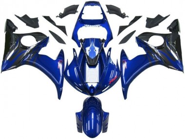 Carénage Moto R6 2003-2005 - Bleu Noir Vente en Gros