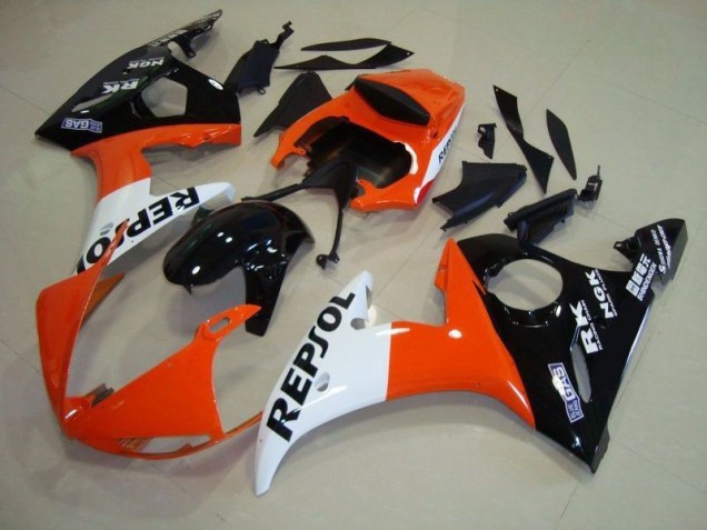 Carrosserie Moto R6 2003-2005 - Repsol Vente en Gros Carrosserie Moto R6 2003-2005 - Repsol Vente en Gros